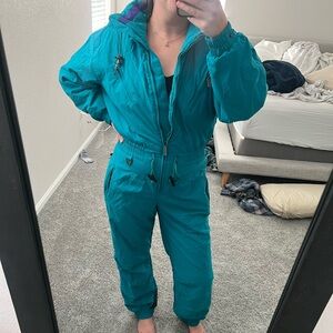 Head Teal Ski Vintage Snowsuit/Jumpsuit for Women